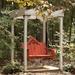 Uwharrie Chair Veranda Porch Swing Wood in Black | Wayfair V052-P91