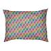 Tucker Murphy Pet™ Campion Lined Rainbow Cube Cat Bed Designer Pillow Fleece, Polyester in Pink/Brown | 17 H x 42 W x 52 D in | Wayfair