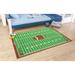 Green/White 79 x 0.32 in Area Rug - Zoomie Kids Nicole Let Field Play Tufted Area Rug Nylon | 79 W x 0.32 D in | Wayfair