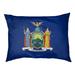 Tucker Murphy Pet™ Burien New York Flag Designer Pillow Fleece, Polyester | 14 H x 42.5 W x 32.5 D in | Wayfair 64E54EB2DFAB4D0EB432E72CF1041386