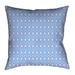 Latitude Run® Avicia Geometric Throw Pillow Polyester/Polyfill blend in Blue/White | 36 H x 36 W x 14 D in | Wayfair