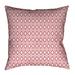 Latitude Run® Avicia Geometric Throw Pillow Polyester/Polyfill blend in White/Indigo | 36 H x 36 W x 14 D in | Wayfair