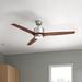 Mercury Row® 56" Vansickle 3 - Blade LED Standard Ceiling Fan w/ Remote Control & Light Kit Included, Metal in Gray | Wayfair