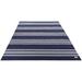 Blue/Navy 48 x 0.24 in Area Rug - Lauren Ralph Lauren Hanover Stripe Flat Weave, Polyester, Navy Area Rug Polyester | 48 W x 0.24 D in | Wayfair