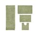 Charlton Home® Fantasia Collection 100% Cotton Bath Rug w/ Spray Latex Backing 100% Cotton in Green | 0.35 H x 21 W in | Wayfair
