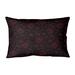Latitude Run® Avicia Pizza Indoor/Outdoor Lumbar Pillow Polyester/Polyfill blend in Red | 31 H x 21.5 W x 3 D in | Wayfair