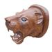 World Menagerie Lyerly Lion Wall Mount Bust Wood in Brown/Gray | 12 H x 10.25 W x 11.725 D in | Wayfair A31D0976A5794843B3806029959F093B