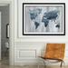 Wrought Studio™ Textural World Map - Picture Frame Print Paper in White | 26 H x 36 W x 1.5 D in | Wayfair 2DD5D19CFC554FF6B9B4CA923384AFC9