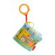 Fisher-Price FGJ40 - Kleines Spielbuch weiches Baby Buch, inkl. 1 abnehmbares Spielzeug, Babyspielzeug ab der Geburt, Multicolour