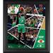"Jaylen Brown Boston Celtics Framed 15"" x 17"" Impact Player Collage with a Piece of Team-Used Basketball - Limited Edition 500"