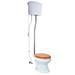 The Renovators Supply Inc. 1.6 GPF Elongated Wall Hung Toilet (Seat Not Included) in White | Wayfair 21826