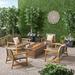 Millwood Pines Planchette 6 Piece Rattan Sofa Seating Group Synthetic Wicker/All - Weather Wicker/Natural Hardwoods/Wicker/Rattan | Outdoor Furniture | Wayfair