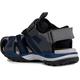 Geox Boy's J Borealis Boy B Closed Toe Sandals, Black Dk Grey Navy C0739, 9 Child UK (27 EU)