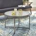 Williston Forge Hines Coffee Table Metal in Black/Gray | 18.5 H x 29.5 W x 29.5 D in | Wayfair 4C463261756A42A3B2AFF3CDF59B65EB