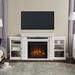Real Flame Calie 67" TV Stand w/ Fireplace Wood in Brown | 30.5 H in | Wayfair 7720E-DW