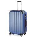 MONZANA® Baseline Hard Shell Suitcase XL | Hand Luggage | ABS Hard Case Housing | 4X Rubberised 360 Spinner Wheels | Telescopic Handle | Secure Combination Lock Hardcase Hardshell Trolley Blue