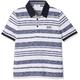 Hugo Boss Boys White & Blue Striped Polo Shirt 14Y