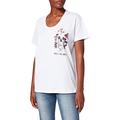 Religion Women's Crowded TEE T-Shirt, White (White 013), (Size:10)