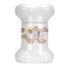 Tucker Murphy Pet™ Pomeranian Bone Shaped Pet Treat Jar Ceramic | 9 H x 6 W x 5 D in | Wayfair 8CA51125316C430B85F228C49643049D