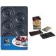 Tefal XA8011 Snack Collection Platte Donuts, Nummer 11 & XA8001 Snack Collection Platte Sandwich, Nummer 1