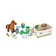 Melissa & Doug Feed & Groom Horse Care Play Set , Pretend Play , Play Set , 3+ , Gift for Boy or Girl