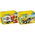 Playmobil 6775 - Radlader & 6774 - Müllauto