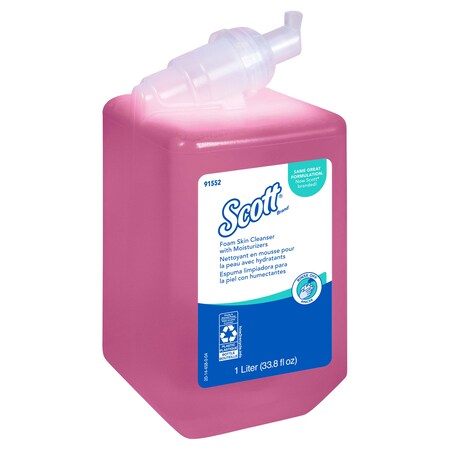 SCOTT 91552 Foam Hand Soap, 1.0 L Hand Soap Refills for compatible Scott
