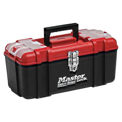 MASTER LOCK S1017 Lockout Tool Box, Polypropylene, 17 in Width, 9 in Height