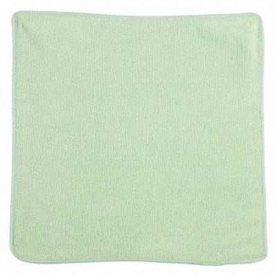 RUBBERMAID COMMERCIAL 1820578 Microfiber Cloth Wipe 12" x 12", Green, 24PK
