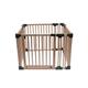 Safetots Wooden Play Den, 100cm x 100cm, Natural Wood, Baby Playpen, Play Den for Toddlers, Square Play Pen, Easy Installation