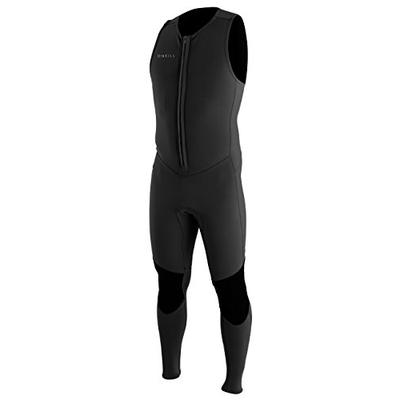O'Neill Men's Reactor-2 2mm Front Zip Sleeveless Full Wetsuit, Black, Large