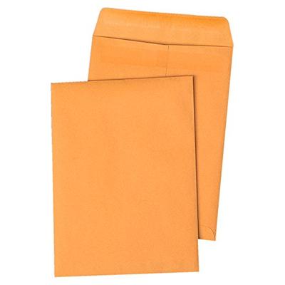 QualityPark High Bulk Catalog Envelope, Redi Seal, 9 x 12 Inches, Brown Kraft, Pack of 100 (43563)