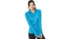 Hanes Women's Sport Performance Fleece Quarter Zip Pullover, Underwater Blue, S