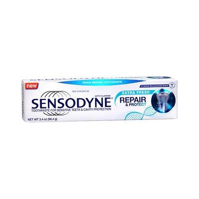 Sensodyne Ex Fresh Rep Pr Size 3.4z Sensodyne Repair & Protect Extra Fresh Toothpaste 3.4 Oz