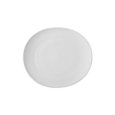 10 Strawberry Street Royal Oval 7" Bread & Butter Plate, Set of 6, White