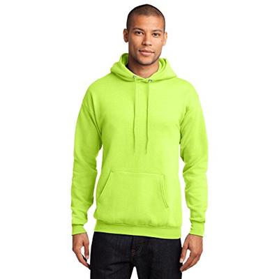 Port & Company Men's Classic Pullover Hooded Sweatshirt XXL Neon Yellow