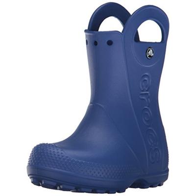 Crocs Kids' Handle It Rain Boot, Cerulean Blue, 3 M US Little Kids