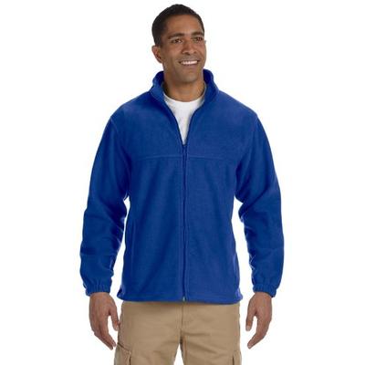 Harriton Mens Full-Zip Fleece (M990) -TRUE ROYAL -M