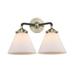 Innovations Lighting Bruno Marashlian Cone 15 Inch 2 Light Bath Vanity Light - 284-2W-BAB-G41