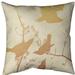 East Urban Home Winged Starling Euro Pillow Linen in Orange/Yellow/Brown | 26 H x 26 W x 2 D in | Wayfair 0C1CF130AA5544D2B74C50F52FCF1ABF