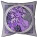 East Urban Home Alphonse Mucha Crown of Flowers Euro Pillow Cover Cotton in Indigo | 26 H x 26 W x 2 D in | Wayfair