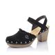 Rieker Women Sandals 66771, Ladies Closed Sandals,Summer Shoe,Toe Protection,Black (Schwarz / 01),36 EU / 3.5 UK