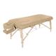 Master Massage Eva Mobil Schwangerschaftsliege Massageliege für Schwangere Klappbar Holz mit Brust- und Bauchausschnitt 71cm Beige