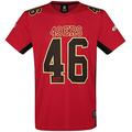 Majestic Athletic San Francisco 49ers NFL Moro Poly Mesh Jersey Tee T-Shirt Trikot