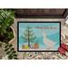 The Holiday Aisle® Ava American Pekin Duck Christmas Non-Slip Outdoor Door Mat Synthetics | Rectangle 1'6 x 2'3" | Wayfair