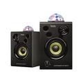 Hercules DJSpeaker 32 Party: 2 x 15 Watt aktive Monitor-Lautsprecher mit integrierter Beleuchtung