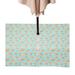 East Urban Home Geometric Tablecloth Polyester in Gray/Green | 60 D in | Wayfair 6AEA0BCB35924199A991065A1F10B16D