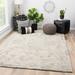 Gray/White 96 x 0.67 in Area Rug - Birch Lane™ Ellsbury Hand-Tufted Pumice Stone Area Rug Viscose/Wool | 96 W x 0.67 D in | Wayfair