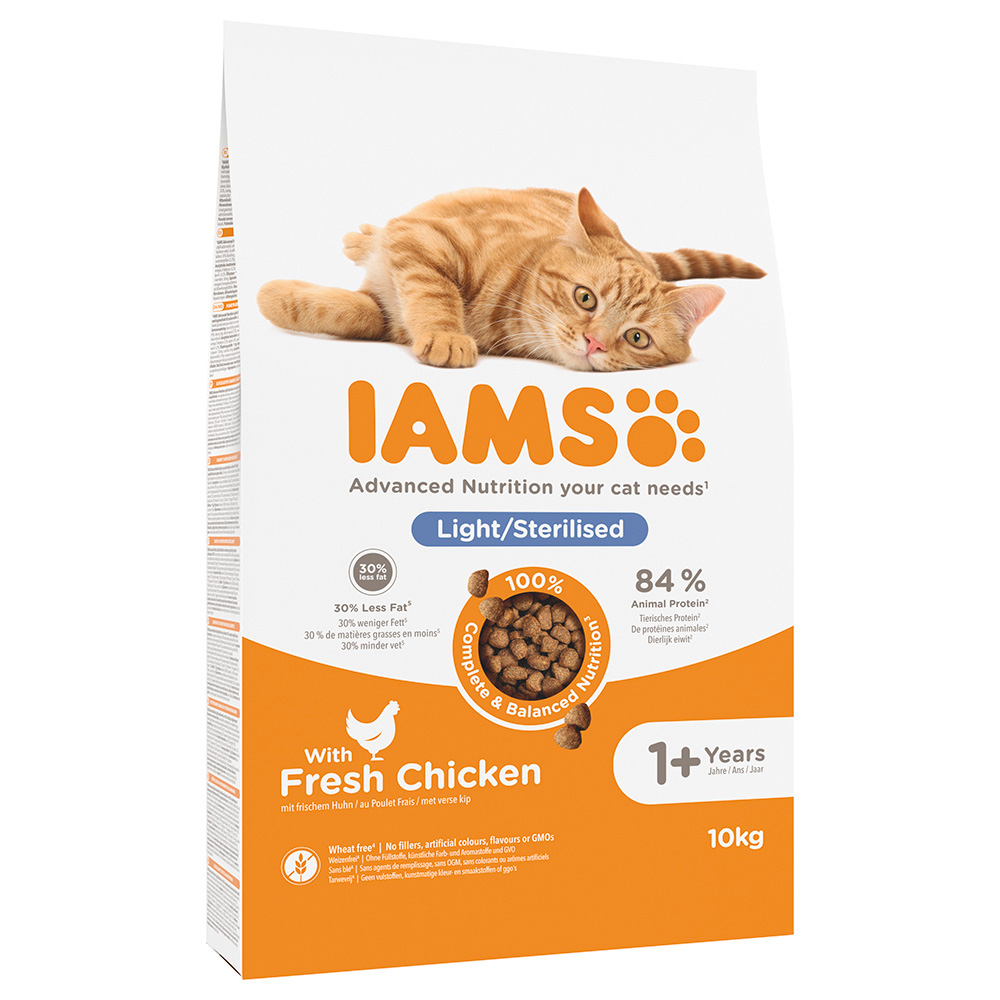 IAMS 2 x 10 / 15 kg Crocchette per gatto - Advanced Nutrition Sterilised con Pollo fresco (2 x 10 kg)