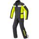 Spidi Touring Rain Kit Two Piece Ensemble de pluie moto, noir-jaune, taille 3XL